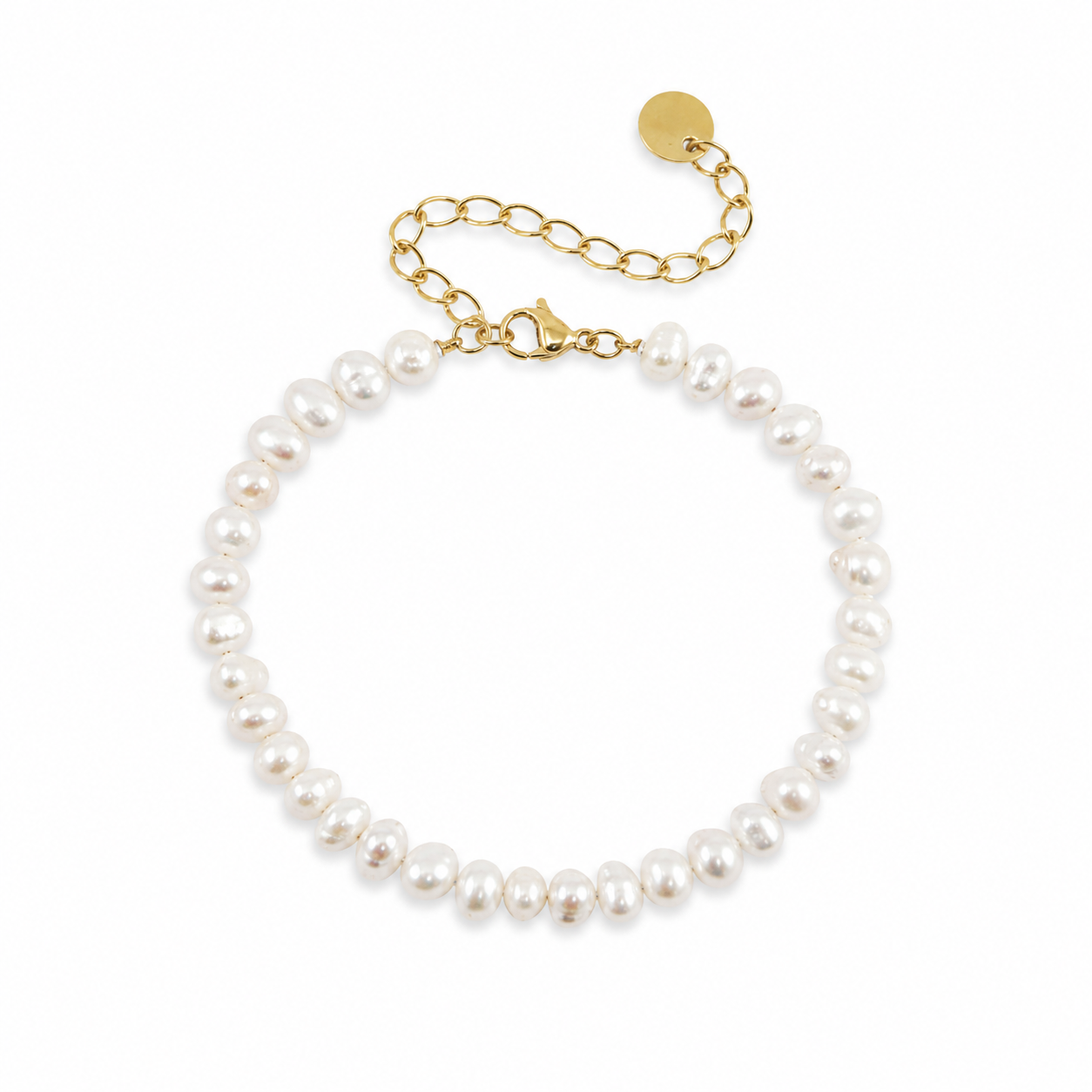 Golden Freshwater Pearl Bracelet