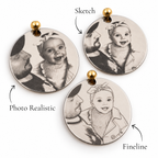 Portrait Realistic Necklace | ○♡