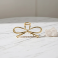 Golden Grace Bow Hair Clip