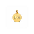 Petite Initial Charm | ○