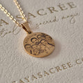 Sacred Petite Photo Necklace | Gold