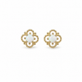 Opaline Clover Studs