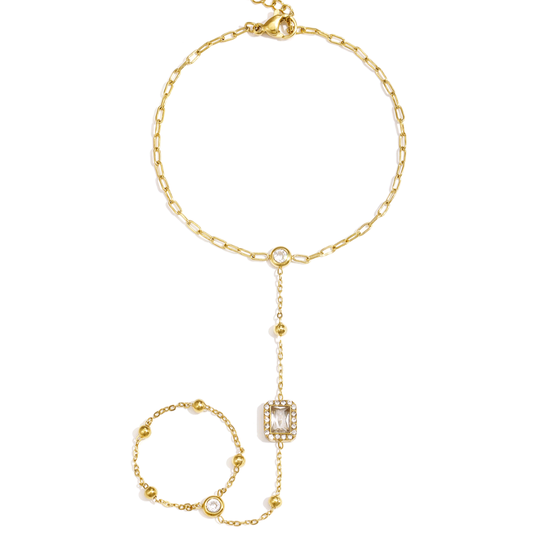 Golden Goddess Hand Chain