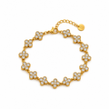 Floral Sparkle Bracelet