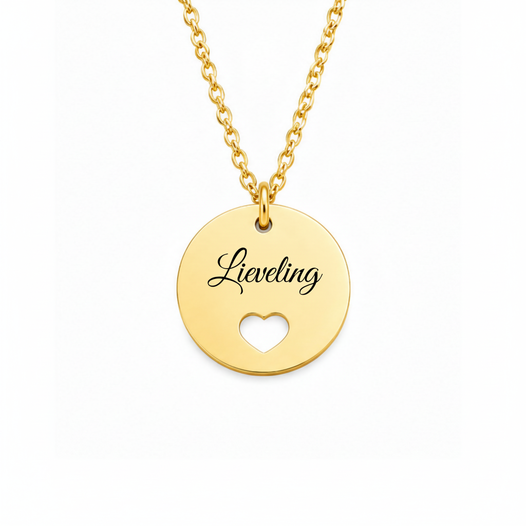 Amoré Script Necklace | ○