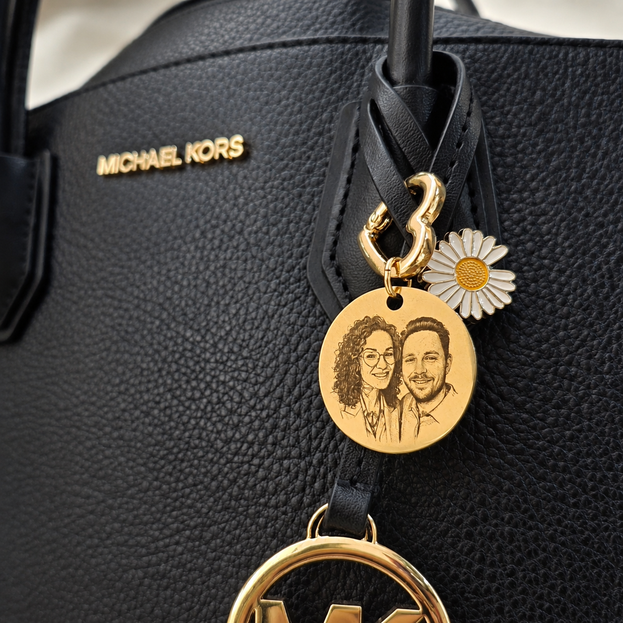 Sacred Memory Keychain | Gold