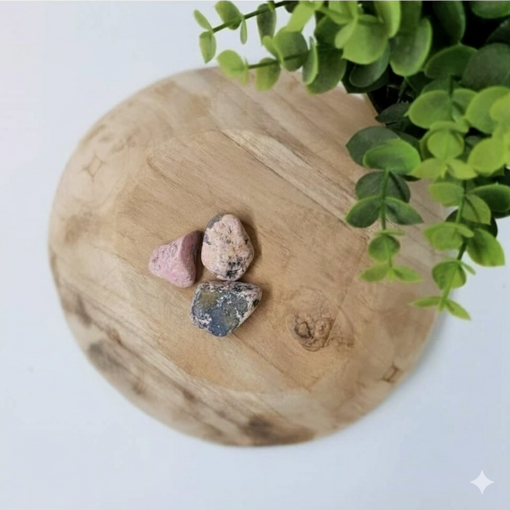 RHODOCHROSIET | Trommelsteen | maakt vrolijk, levendig, liefdevol, enthousiast en positief