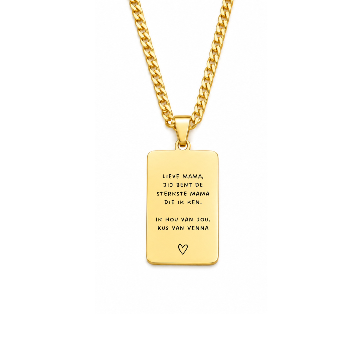 A little note Necklace