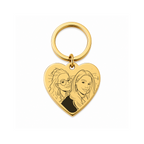 Amore Memory Keychain | Gold