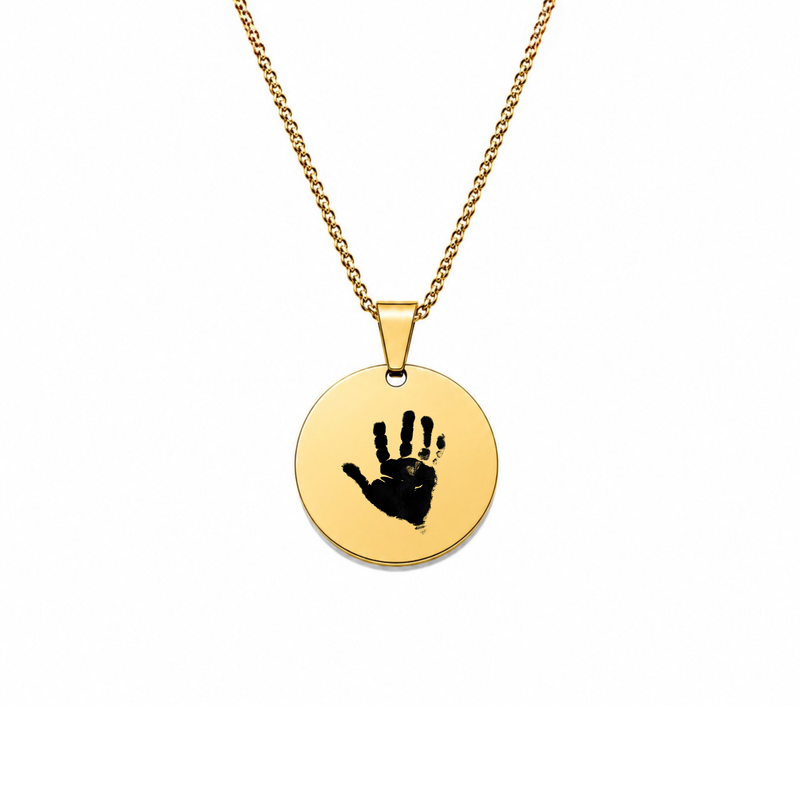 Ketting met handafdruk
