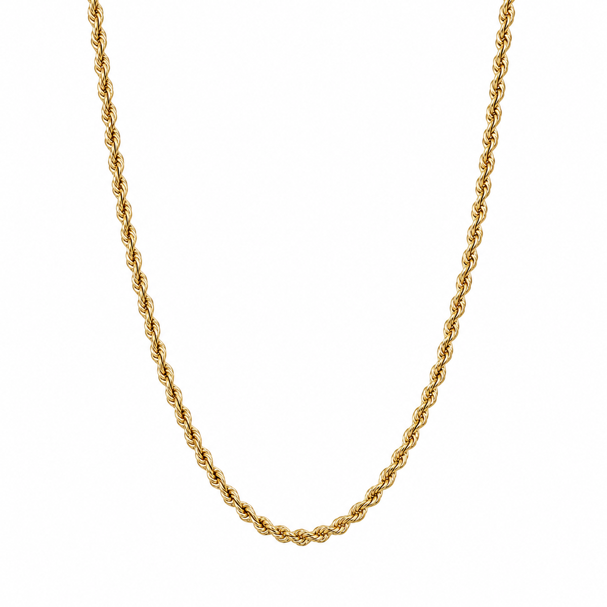 Luxe Rope Chain Necklace | Gold