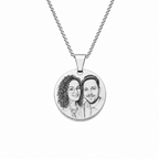 Sketch Portrait Necklace | ○♡