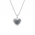 Ketting met vingerafdruk hart