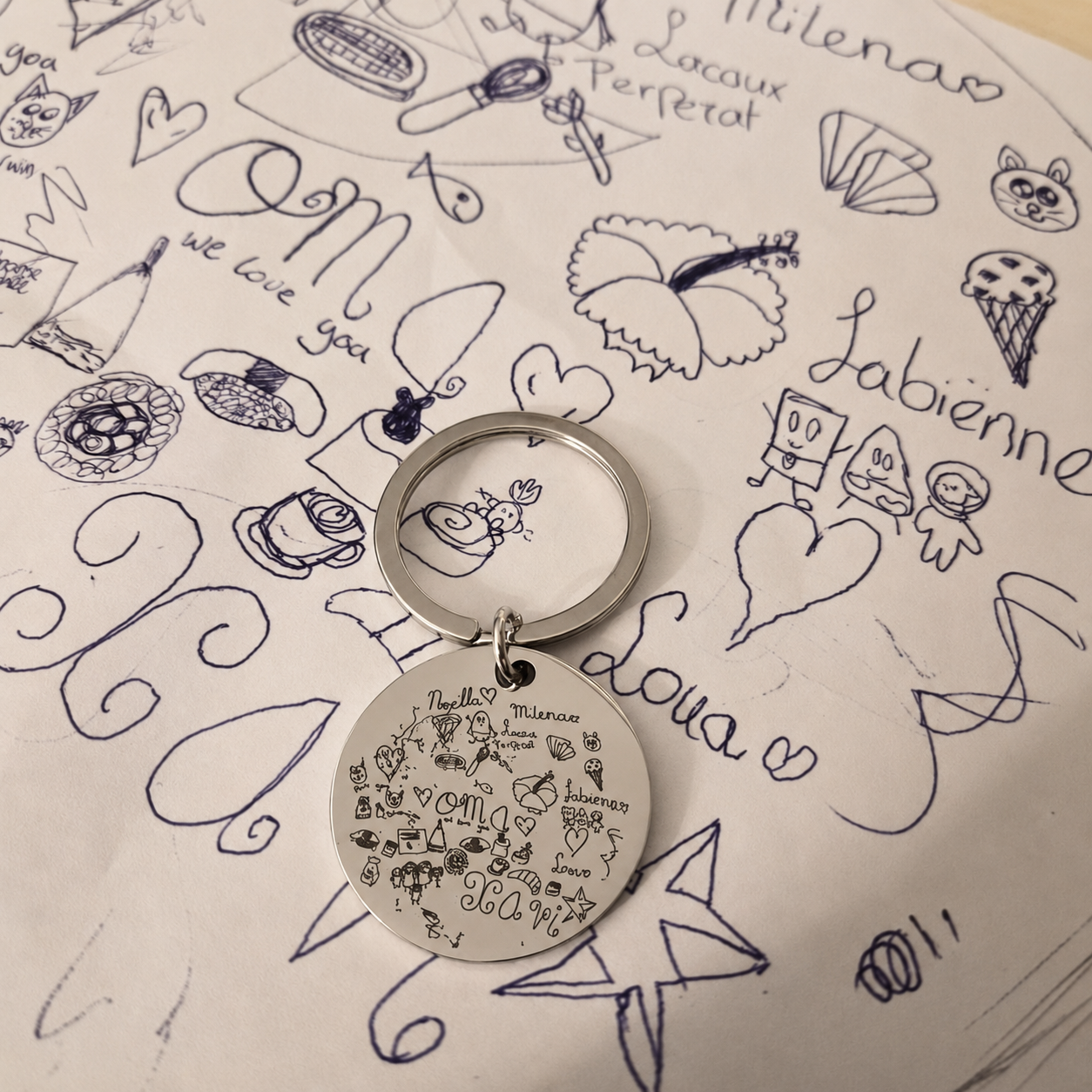 Sacred Memory Keychain | Silver