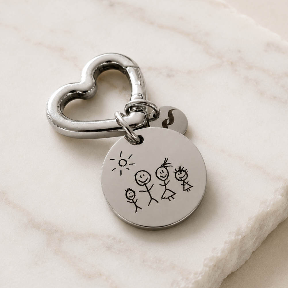 Sacred Memory Keychain | Silver