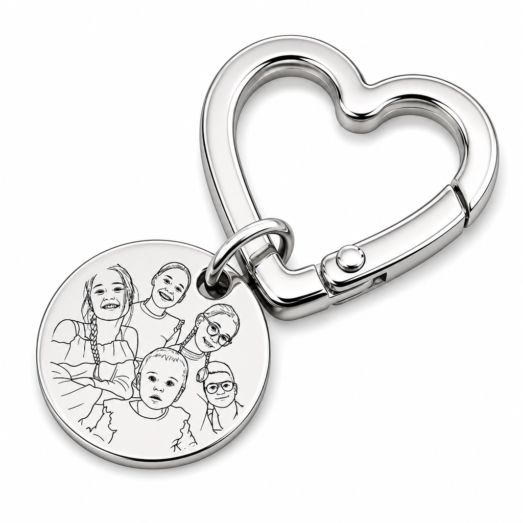 Memento Photo Charm – Silver