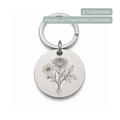 Birthflower Keychain