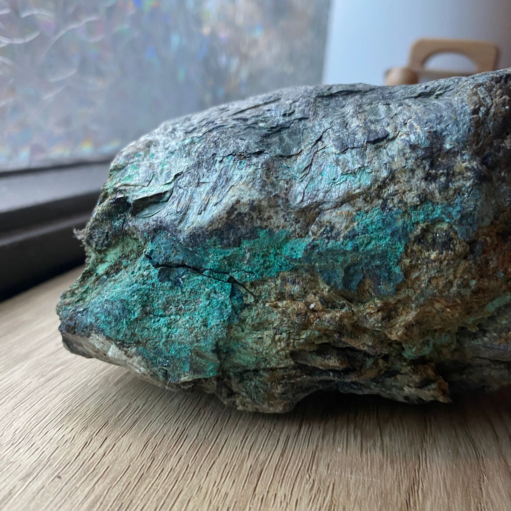 Chrysocolla in Moedergesteente - 2484 gram