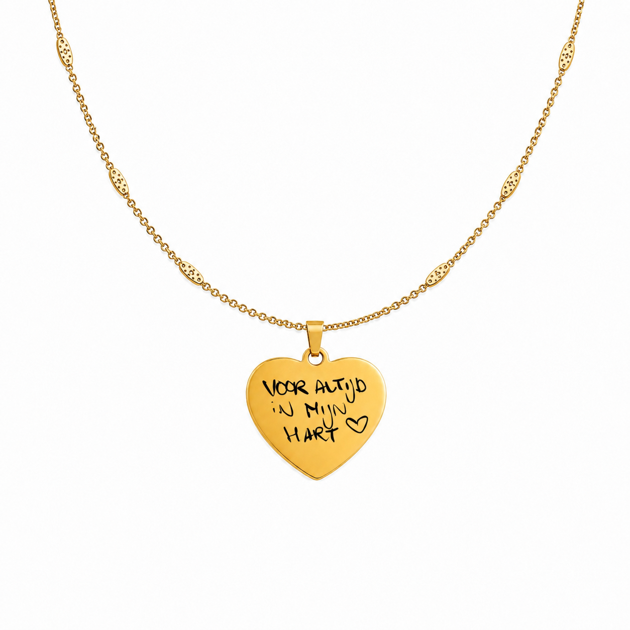 Amore Photo Necklace | Gold