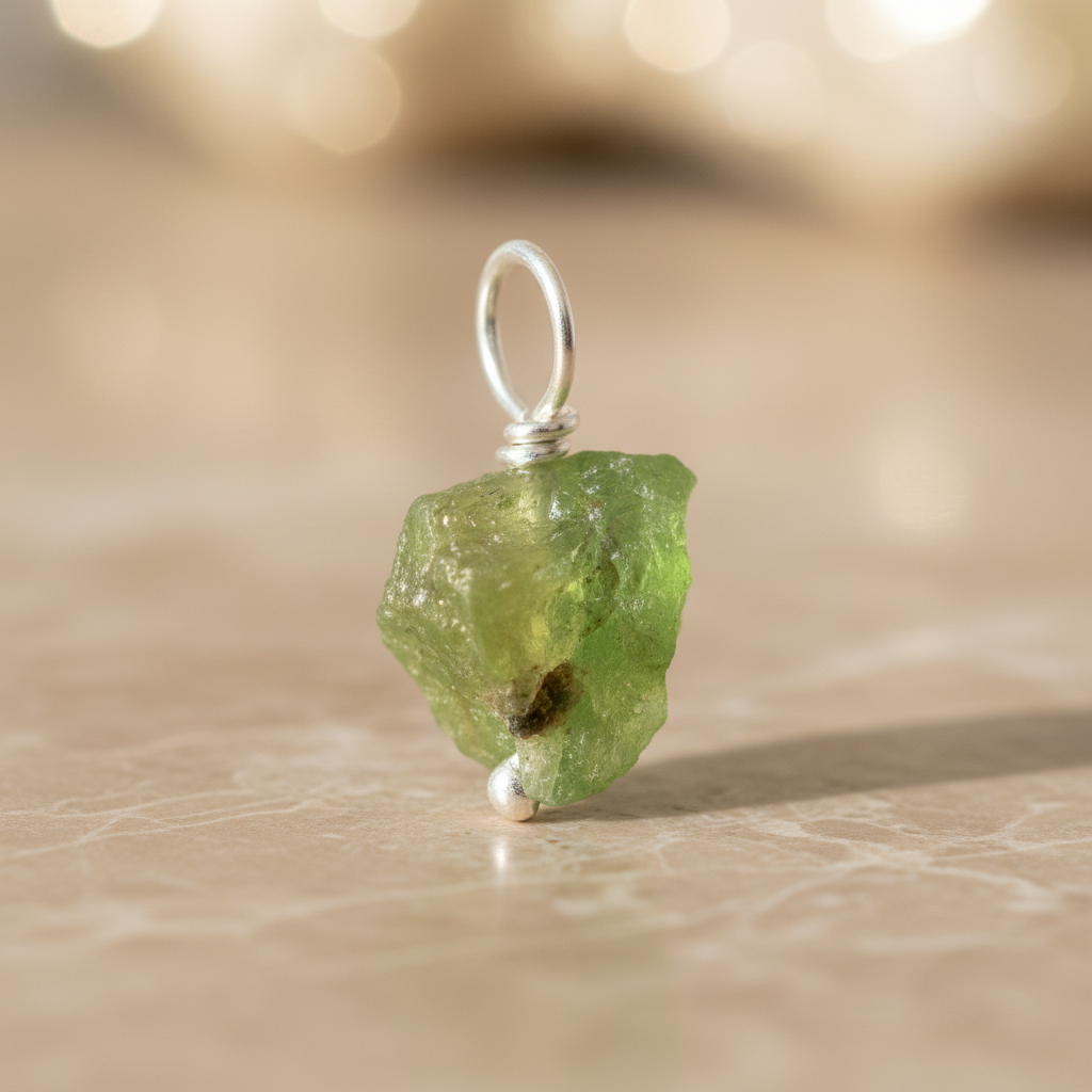 Gemstone Charm TSAVORITE