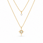 Celeste Twin Glow Necklace