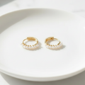 Luna Pearl Hoops