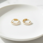 Luna Pearl Hoops