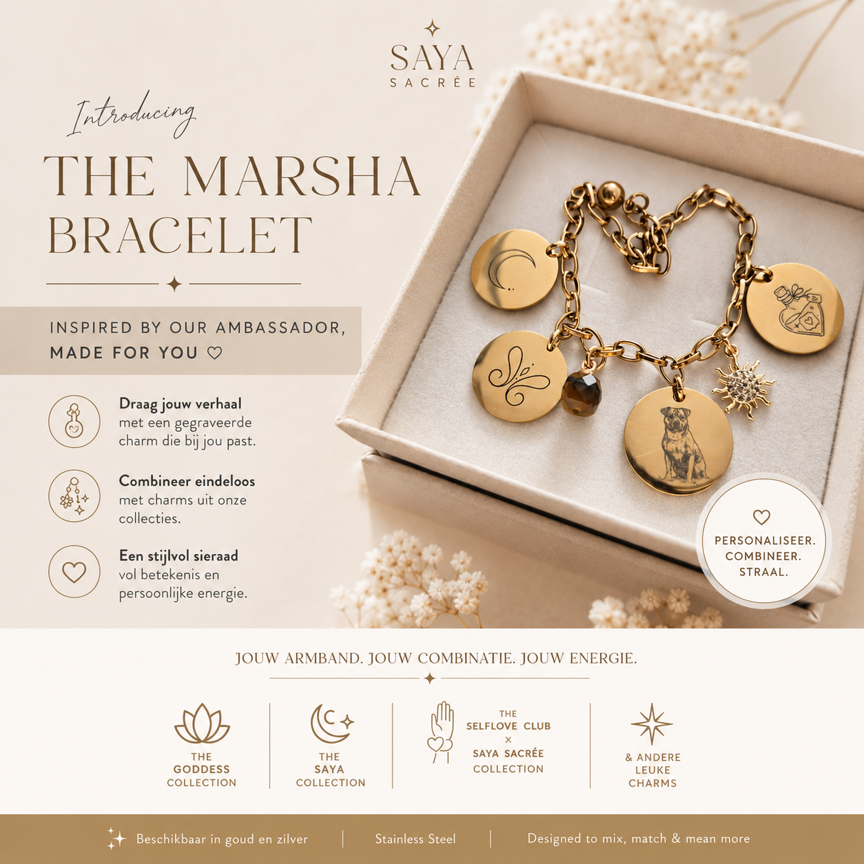 The Marsha Bracelet | Silver