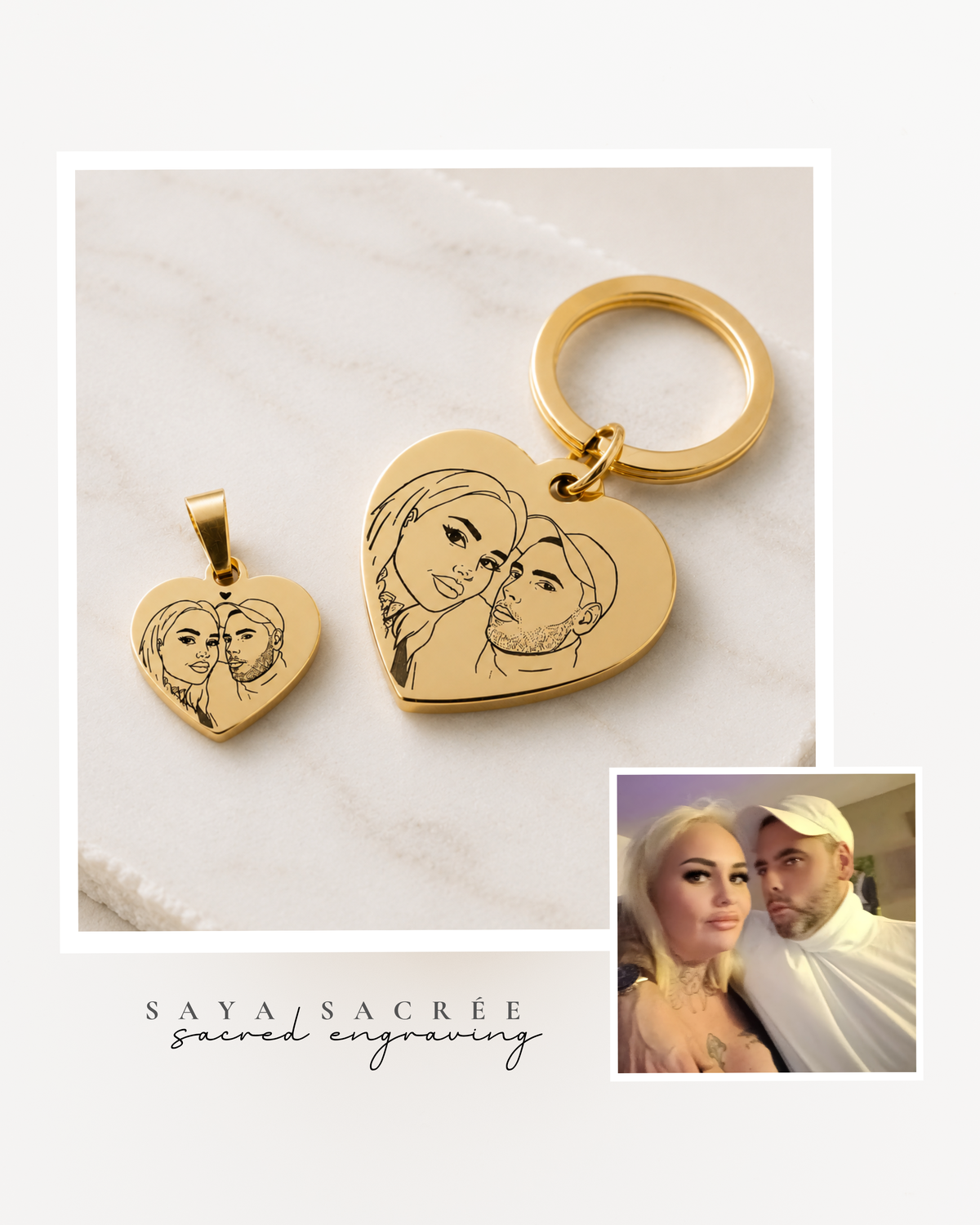 Amore Memory Keychain | ♡