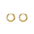 Textured Gold Hoops