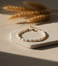 Golden Pearl Glow Bracelet
