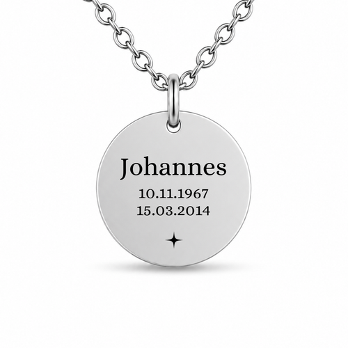 Memento Photo Charm – Silver