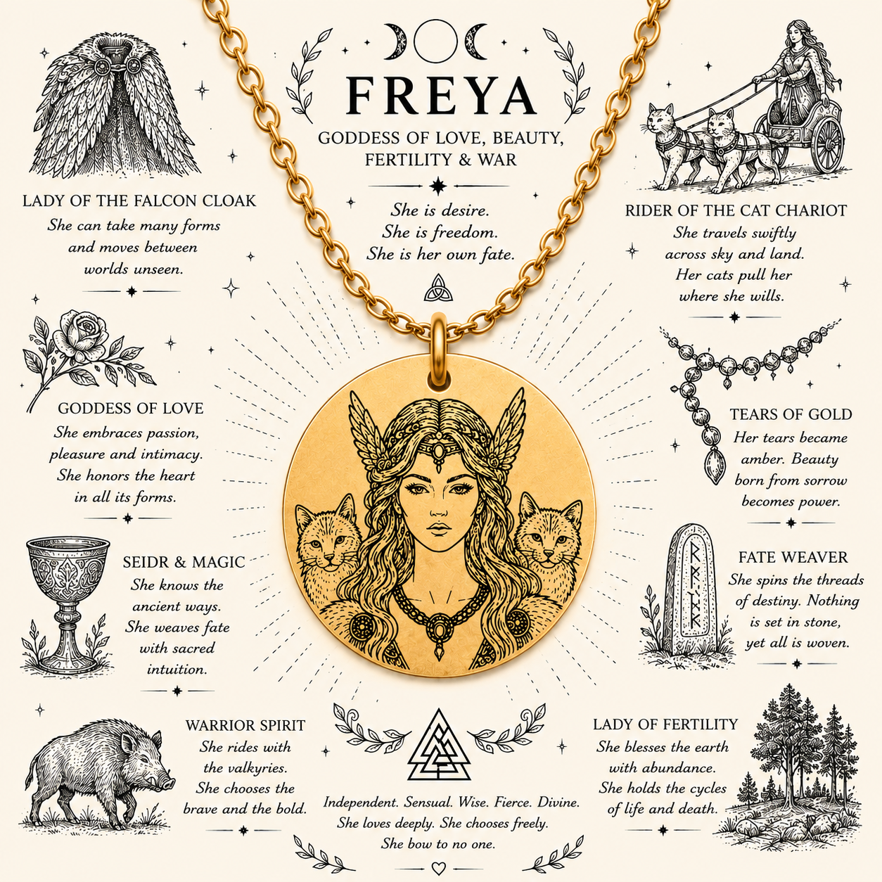 Freya — Goddess of Love, Beauty & Abundance