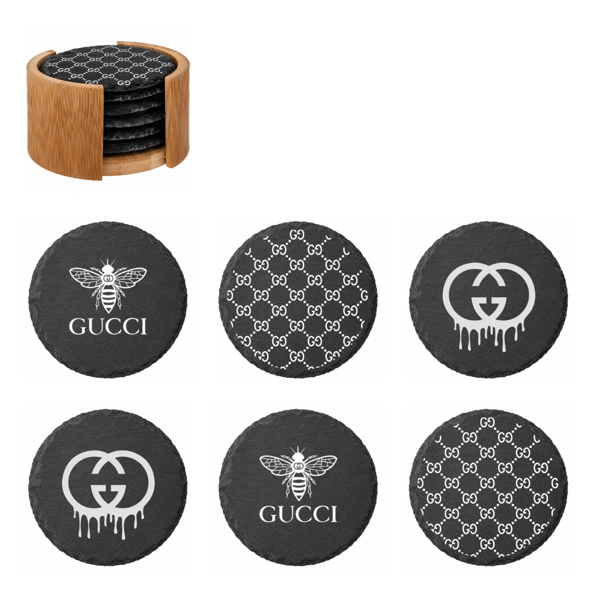 Luxury Slate Coaster Set