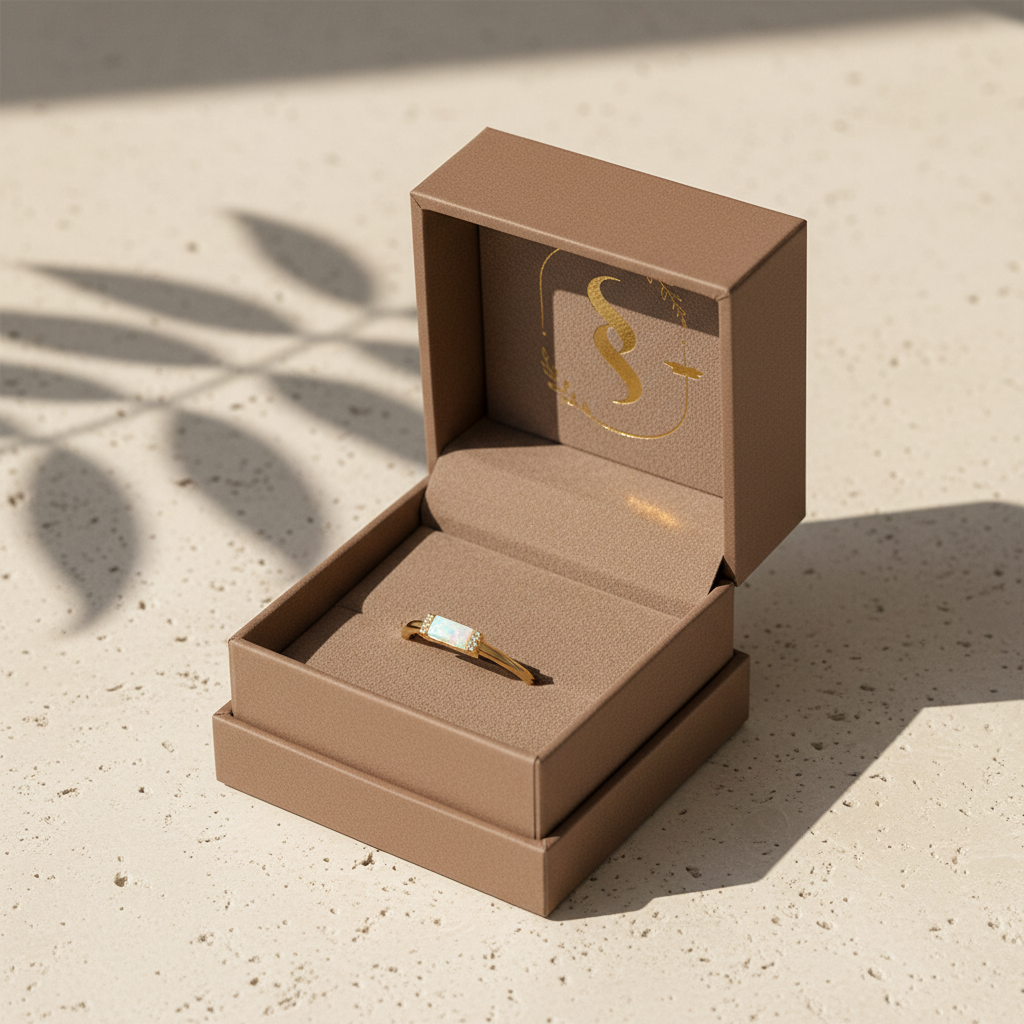 Luna Opal Whisper Ring