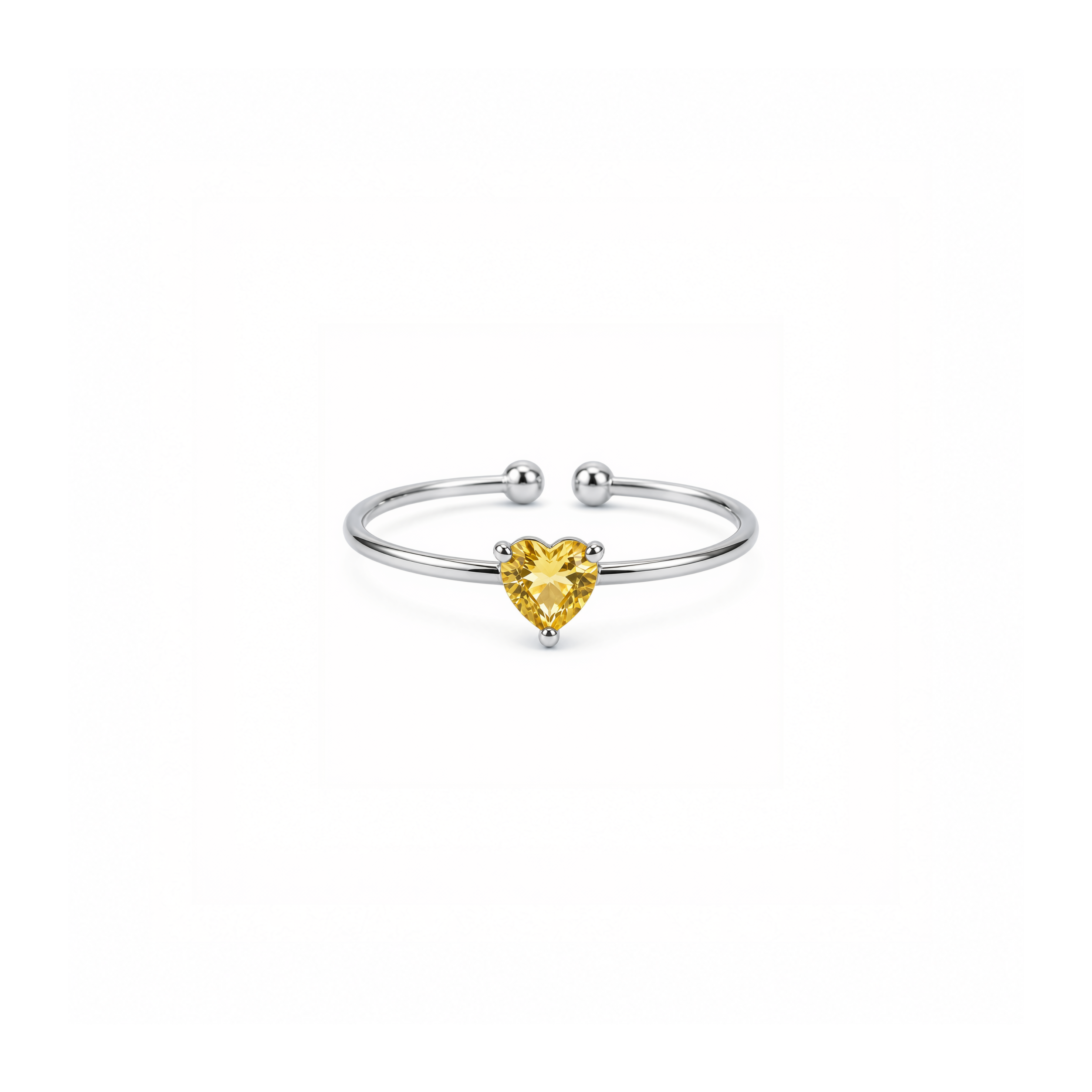 Birthstone Ring November | Silver