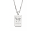 A little note Necklace