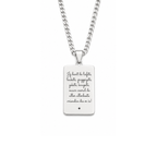 A little note Necklace