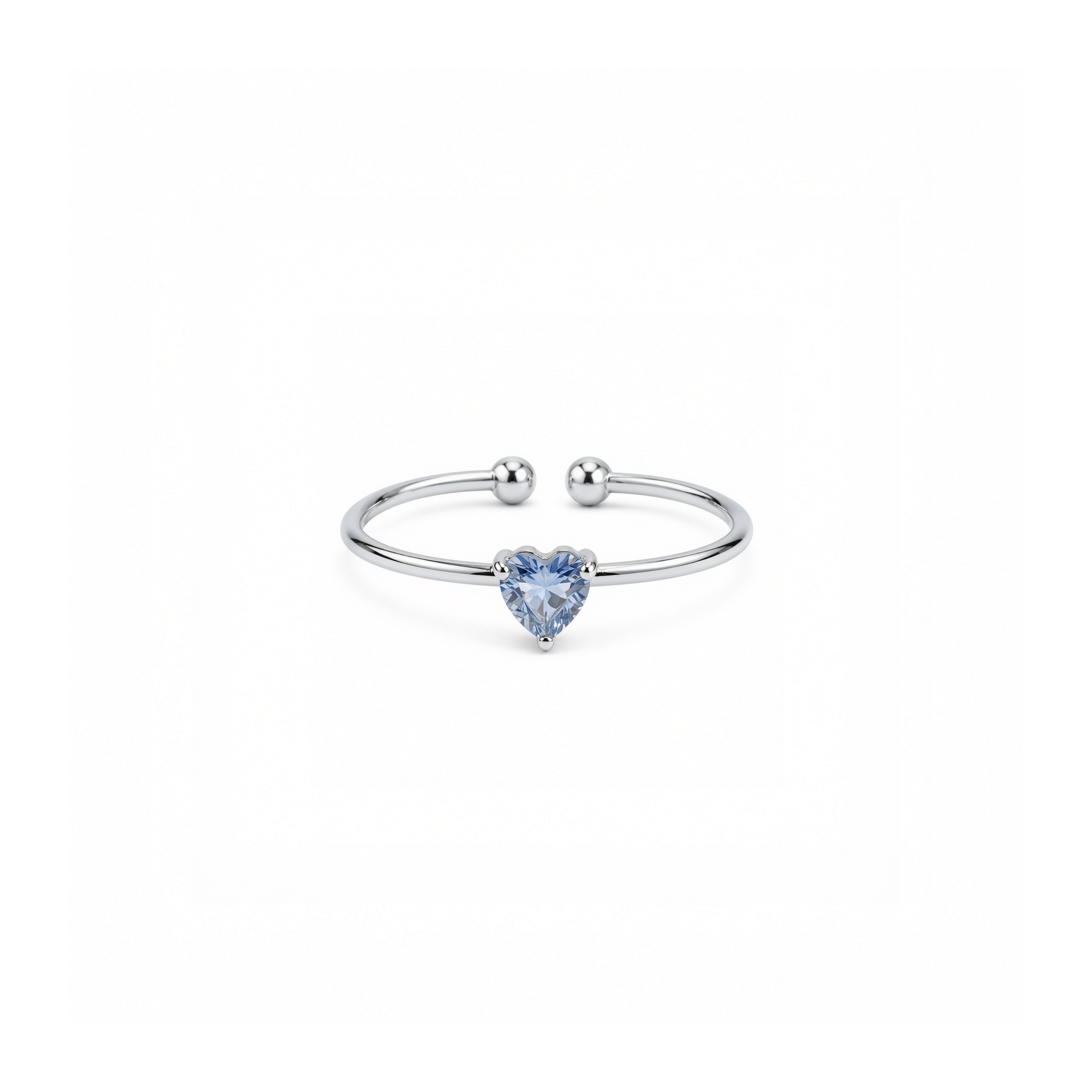 Birthstone Ring September | Silver