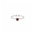 Birthstone Ring January | Silver