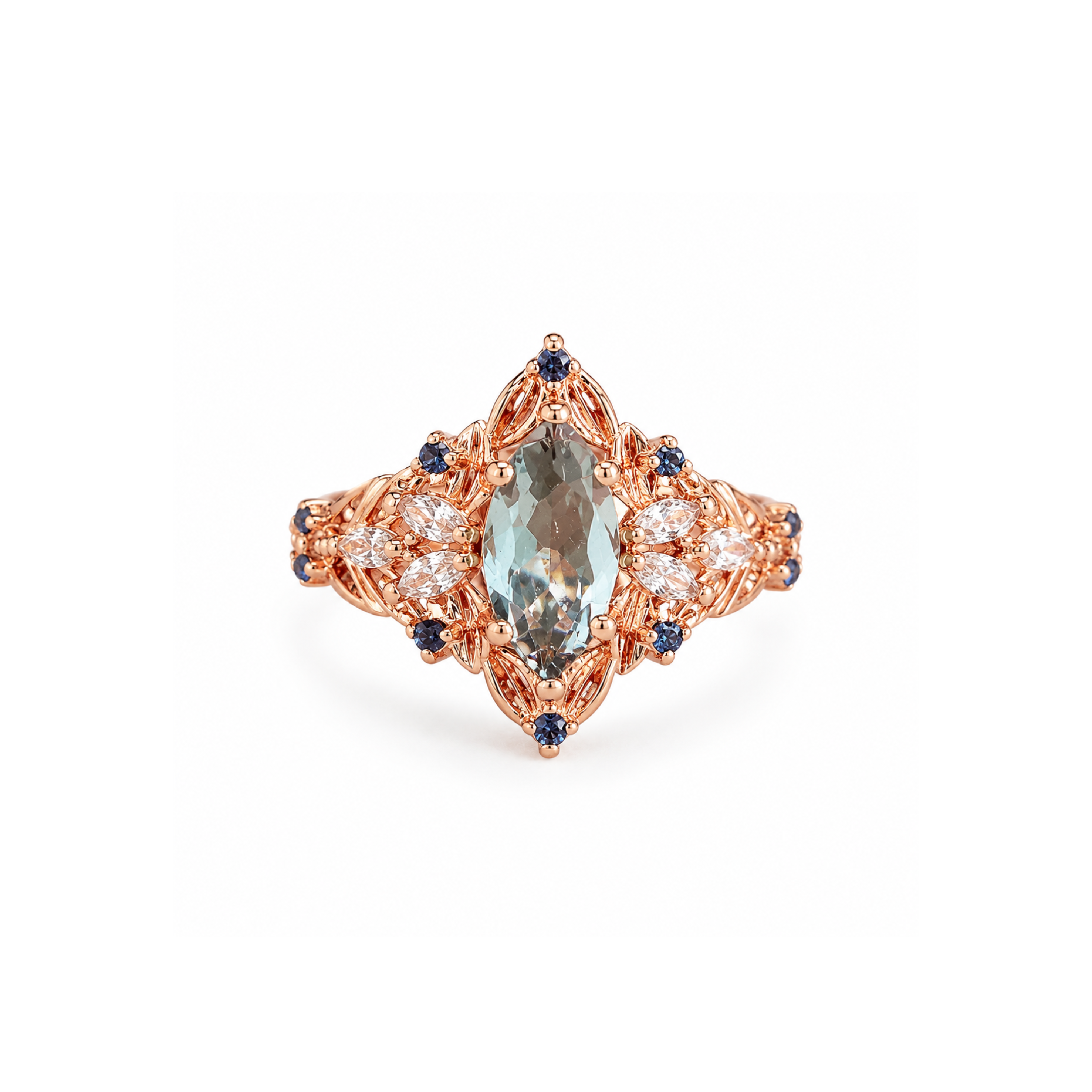 Verdant Rosé Empress Ring