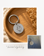 Doodle Keychain | ○