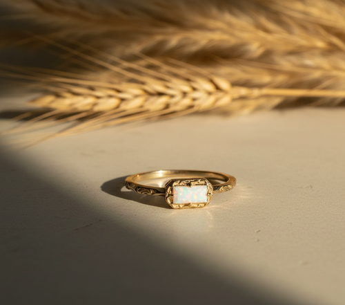 Luna Opal Vintage Ring