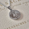 Sacred Petite Photo Necklace | Silver